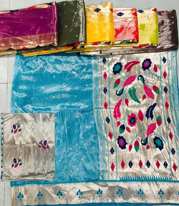 Paithani Silk Saree (Lotus)