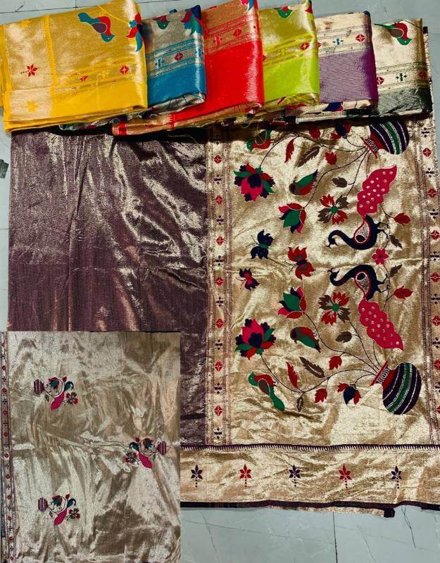 Paithani Silk Saree (Mango)