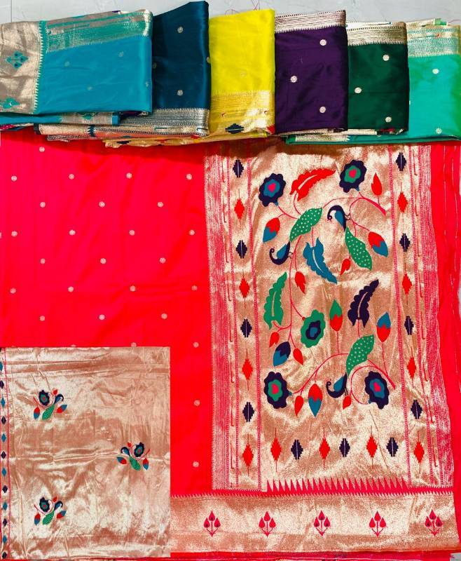 Paithani Silk Saree (Peacock)
