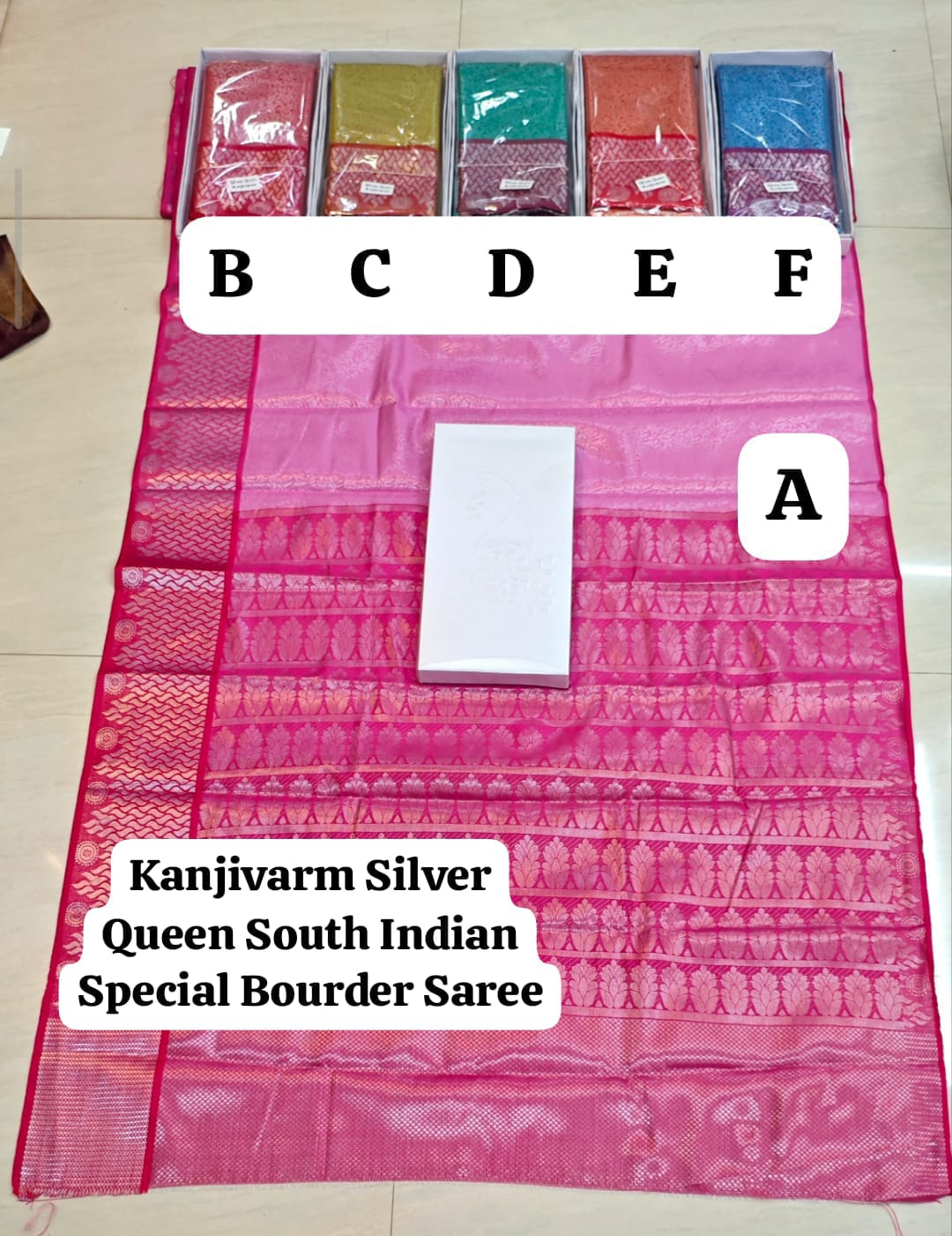 Pure Banarasi silk — rich zari work & deep lustre.