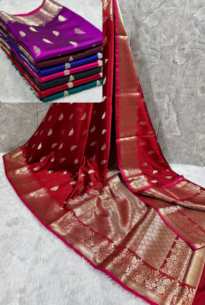 Saree banarsi katan silk by tafta silk NFC-103